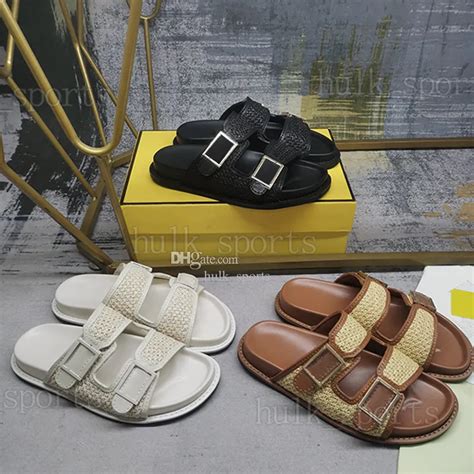 Summer Slide Sandals: Classic Brand, Flat Bottomed Design.